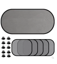 Cobertura Do Guarda-Sol Da Janela Carro Proteção Solar UV Auto Dianteira Cortina Preta Traseira De Vidro Lateral Acessórios