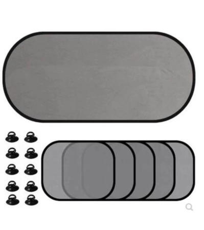 Cobertura Do Guarda-Sol Da Janela Carro Proteção Solar UV Auto Dianteira Cortina Preta Traseira De Vidro Lateral Acessórios