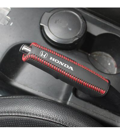 Capa Protetora De Couro Universal Para Freio De Mão De Carro , Honda City Hatchback Civic fc fd Accord Jazz BRV HRV CRV